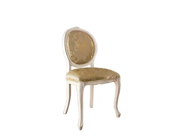 SOGNI D'AMORE - Medallion fabric chair with integrated cushion _ Barnini Oseo